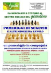 Pomeriggi di scacchi e altri giochi da tavolo, dall'8 Ottobre al Giardino