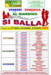 Al Giardino si balla: Il programma di dicembre 2025