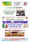 Martedì 12 Maggio "Di forte Costituzione" al teatro Garibaldi